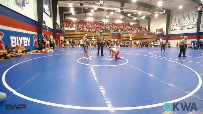 155-165 lbs Rr Rnd 2 - Josie Constant, Vian Wrestling Club vs Kenady Kerr, Fort Gibson Youth Wrestling