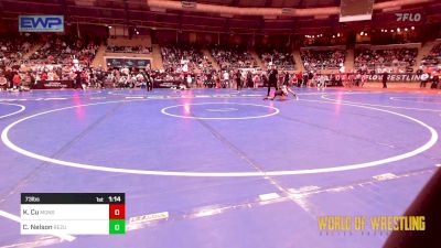 73 lbs Round Of 16 - Koa Cu, Monster Garage vs Cecil Nelson, ReZults Wrestling