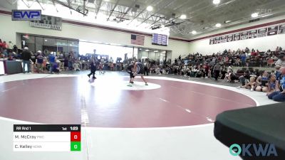 98 lbs Rr Rnd 1 - Meadow McCray, Pawnee Wrestling Club vs Chloe Kelley, Hennessey Takedown Club