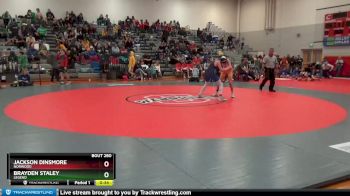 113 lbs Cons. Round 2 - Jackson Dinsmore, Norwood vs Brayden Staley, Legend