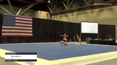 Amanda Lin - Women's Pairs, ATA - 2021 USA Gymnastics Championships