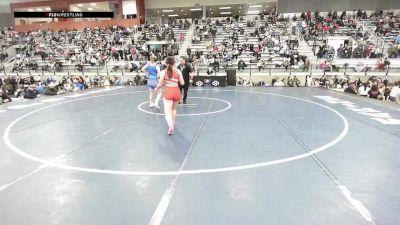 14U Girls - 130 lbs Cons. Semis - Aleeza Alvarez, OR vs Taylor Edwards, ID
