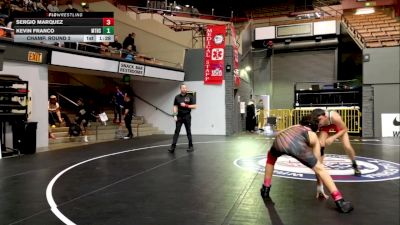 Junior Boys - 113 lbs Champ. Round 2 - Sergio Marquez vs Kevin Franco, Matilda Torres High School Wrestling