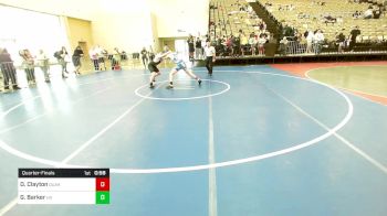 140-J lbs Quarterfinal - David Clayton, Quakertown (VEWL) vs Gavin Barker, Hopewell