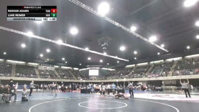 105 lbs Quarterfinal - Rashan Adams, Penns Grove vs Luke Reimer, Havertown