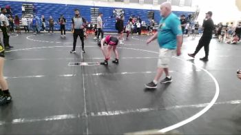 85 lbs Round 5 - Aria Bushaw, Carolina Reapers vs Sophia Miller, Goose Creek Gators