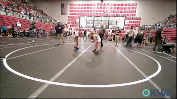 52-55 lbs Consolation - Elizabeth Jarvis, Yukon Wrestling Academy vs Hazel Rios, Tuttle Wrestling