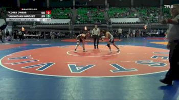 1A-4A 150 Quarterfinal - Johnathan Marquez, J.B. Pennington vs Corey Owens, Alexandria HS