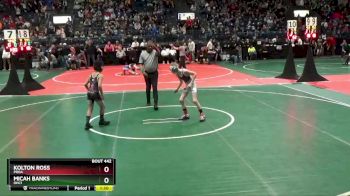 75 lbs Champ. Round 1 - Kolton Ross, PROA vs Micah Banks, OHC1