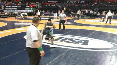 2A 157 lbs Cons. Round 3 - Nicholas Hartley, Jerseyville (Jersey) vs Warren Nash, Grayslake (Central)