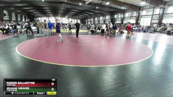132 lbs Cons. Round 2 - Keagan Weaver, Timpanogos vs Parker Ballantyne, Westlake