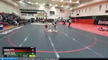 105 Girls Quarterfinal - Bernie Rock, Brighton Highschool vs Alicia Soto, Jefferson