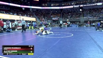 2A-165 lbs Champ. Round 1 - Elston Lindner, Central DeWitt vs Jackson Feuerbach, Solon