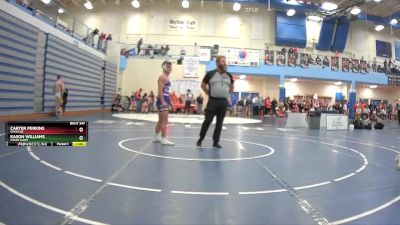 138 lbs Cons. Round 3 - Kason Williams, Sugar Salem vs Carter Perkins, Syracuse