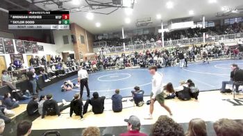 285 lbs Semifinal - Brendan Hughes, Mt. Spokane vs Taylor Dodd, Bonners Ferry