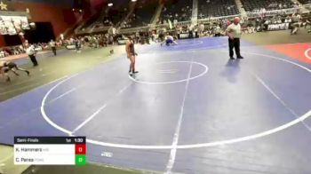 61 lbs Semifinal - Karter Hammers, Mid Valley Wolves vs Charlie Perea, Pomona Elite