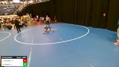 5th - 6th grade - 74 3rd Place Match - Lucky Hamilton, DC Elite Wrestling vs Urijah Ayala, Sebolt Wrestling Academy