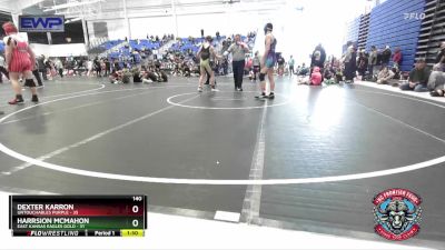 140 lbs Semis (4 Team) - Dexter Karron, Untouchables Purple vs Harrsion McMahon, East Kansas Eagles Gold