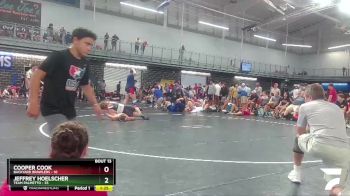 182 lbs Quarters & 1st Wb (16 Team) - Cooper Cook, Backyard Brawlers vs Jeffrey Hoelscher, Team Palmetto