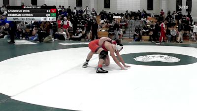 150 lbs Quarterfinal - Anderson Dinis, New Bedford vs Cashman Downes, Aquidneck Island