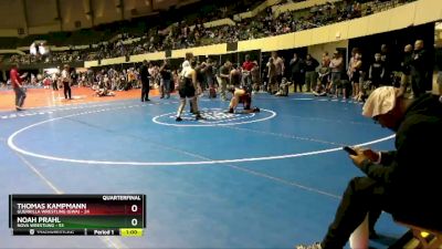 106 lbs Quarterfinal - Thomas Kampmann, Guerrilla Wrestling (GWA) vs Noah Prahl, NOVA Wrestling