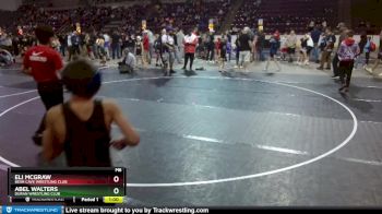 82 lbs Cons. Round 1 - Eli McGraw, Bear Cave Wrestling Club vs Abel Walters, Duran Wrestling Club