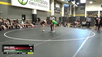 190 lbs Round 6 (16 Team) - Jenna Trent, Lady Luck Wrestling vs Darian Earth, Hastings Wrestling Academy