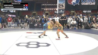 120 lbs Cons. Sub-semis - Aiden Garcia, California vs Thiago Silva, California