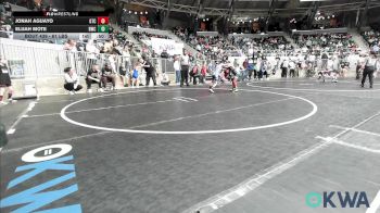 61 lbs Quarterfinal - Jonah Aguayo, Grove Takedown Club vs Elijah Mote, Bartlesville Wrestling Club