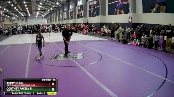 65 lbs Champ. Round 2 - Cortney Pacely Ii, Rise Wrestling vs Jimmy Nunn, West Amarillo Wrestling Club