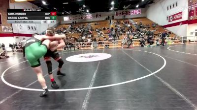 157 lbs Cons. Round 2 - Dagon Abeyta, Kelly Walsh vs Ezra Horgen, Rock Springs