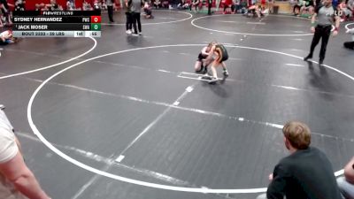 74 lbs Champ. Round 1 - Jack Moser, Sublime Wrestling Academy vs Sydney Hernandez, Payette Wrestling Club