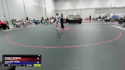 115 lbs Round 4 (6 Team) - Mariah Robbins, Oklahoma Blue vs Rihanna Mora, Idaho