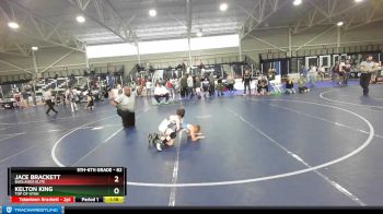 82 lbs Round 2 - Jace Brackett, Badlands Elite vs Kelton King, Top Of Utah