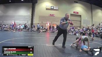 80 lbs Round 2 (4 Team) - Trey Kraemer, Ares vs Thomas Block, Ninja Killer