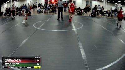 120 lbs Finals (2 Team) - Brock Holmes, Full Circle vs Mitchell Clark, Mat Warriors Black