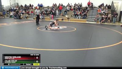 B-7 lbs Quarterfinal - Caleb Holst, Hammerin Hawks vs Westin Wieland, Indee Mat Club