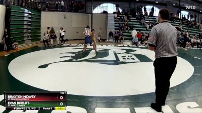 150 lbs Semifinal - Evan Boblits, St. Mary`s Ryken vs Braxton Mcavey, St. Frances Academy