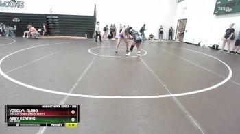 155 lbs Cons. Round 1 - Yoselyn Rubio, Shelton Wrestling Academy vs Abby Keating, MO West