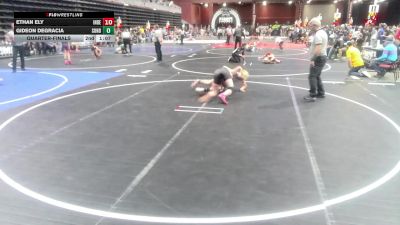 116 lbs Quarterfinal - Ty Cole, Sanderson Wrestling Academy vs Gabriel Tillery, Mountain Grapplers WC