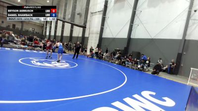 U14 FS - 100 lbs Cons. Semis - Bryson Jarmusch, Lake Stevens Wrestling Club vs Daniel Shawback, Lake Stevens Wrestling Club