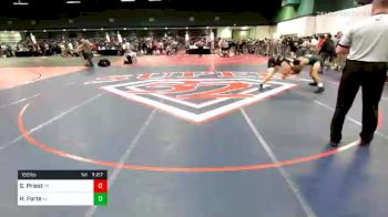 152 lbs Prelims - Gavin Priest, PA vs Henry Forte, NJ