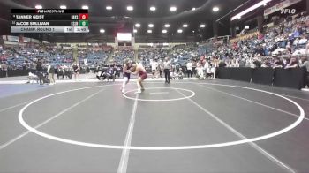 285 lbs Champ. Round 1 - Tanner Geist, Hays vs Jacob Sullivan, Kansas City - JC Harmon HS