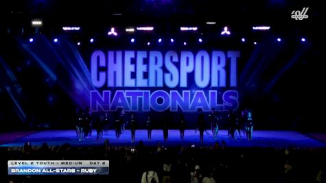 Brandon All-Stars - Ruby [2026 L2 Youth - Medium Day 2] 2026 CHEERSPORT National All Star Cheerleading Championship
