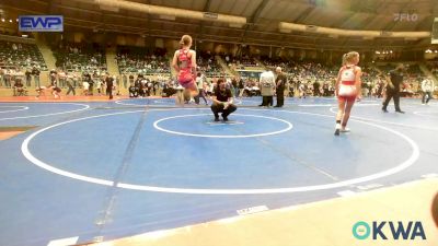 80 lbs Rr Rnd 1 - Paityn McCann, Lady Outlaw Wrestling Academy vs Emerson Rollings, Tulsa Blue T Panthers