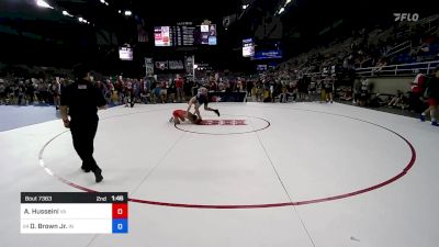 106 lbs Cons 32 #2 - Adam Husseini, VA vs Daniel Brown Jr., IN