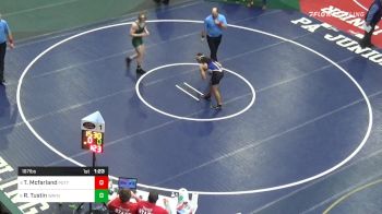 167 lbs Final - Terrell Mcfarland, Pottsville vs Roan Tustin, Waynesburg