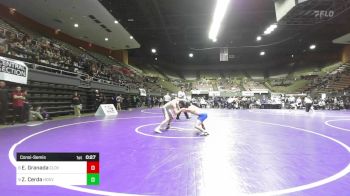 134 lbs Consolation - Eli Granada, Clovis vs Zavier Cerda, Hoover