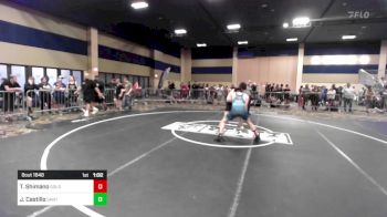 157 lbs Round Of 64 - Tyler Shimano, Gold Rush Wr Ac vs Josiah Castillo, Santa Fe HS