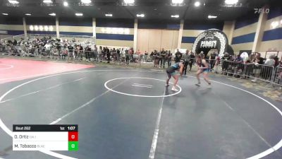 130 lbs Round Of 32 - Olivia Ortiz, Cali Warriors vs Margaret Tobacco, Blacksheep WC